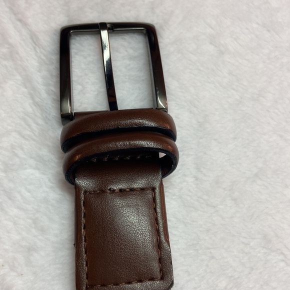 AGB Leather Braided Belt Size 42/105 - Picture 3 of 11